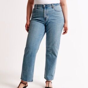 Abercrombie & Fitch Plus Size Ankle Straight Ultra High Waist Jeans Sz. 37 (24W)